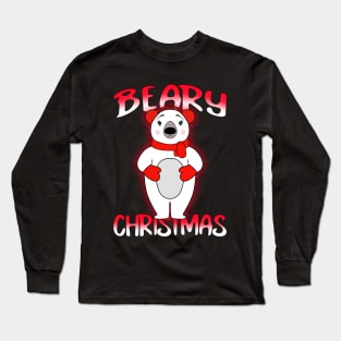 BEARY Polar Bear Christmas Long Sleeve T-Shirt